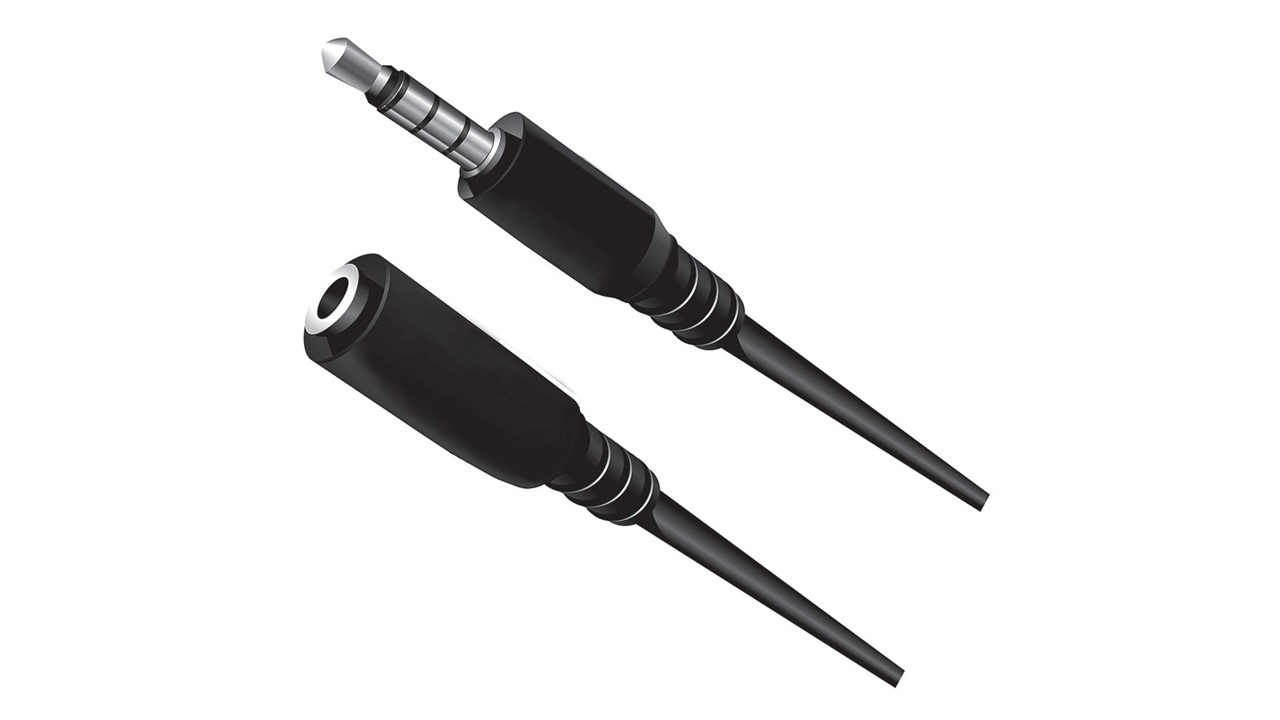EXTENSIÓN DE CABLE 3.5mm M/F  1,5 M argom tech