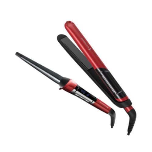 Remington combo de alisadora + rizador terapia silk
