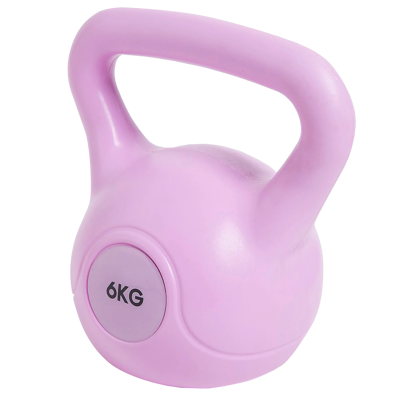 Elle mancuerna kettlebell lila 6KG SR7231