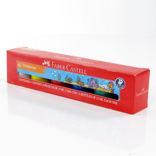 Témperas 6 pzs / Faber-Castell