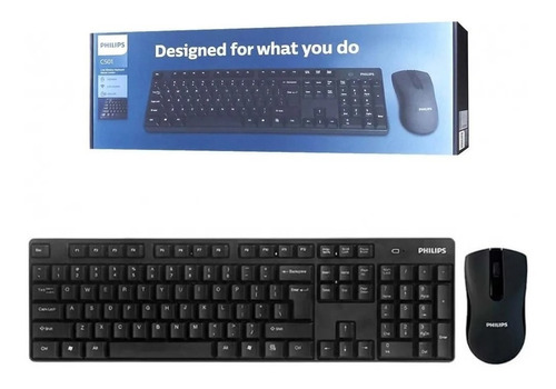 Teclado + Mouse Philips C501 Inalámbrico