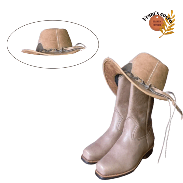 Combo!! Sombrero Vaquero + Bota Vaquera. - Image 2