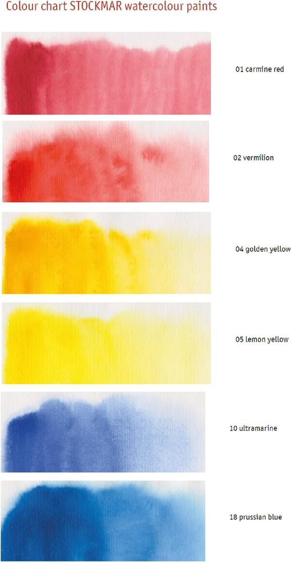 Set Acuarelas 6 Unidades de 20ml Colores Primarios - Image 8
