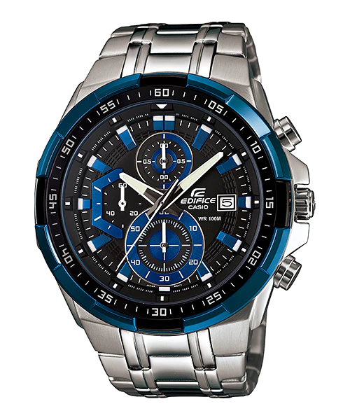 Reloj Edifice casual correa de acero inoxidable EFR-539D-1A2VU