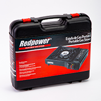 Estufa de gas portátil Red Power para camping y hogar