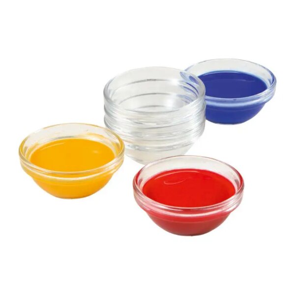 Botes de pintura - estilo taza - 6 piezas