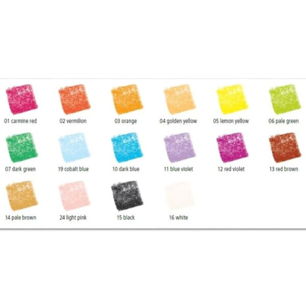 Mercurius Blackboard Pastel Chalk - 12 piezas - un solo color - Image 5