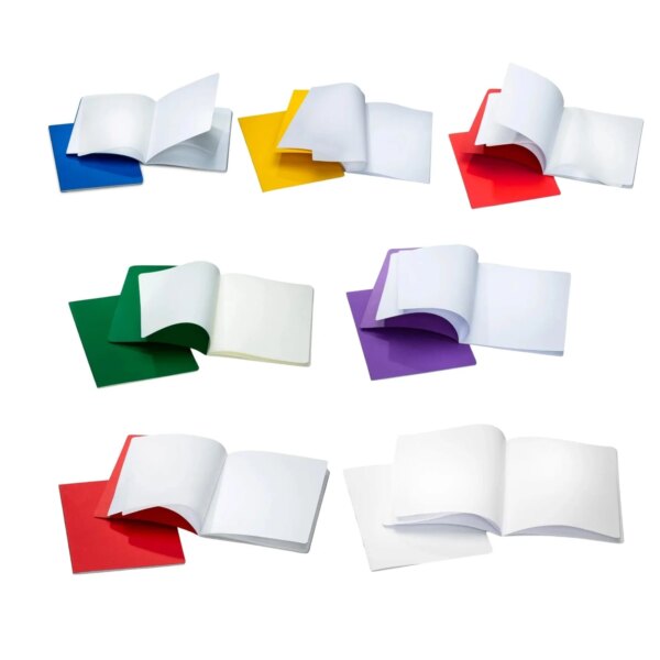 libro de lecciones principal clásico 12.6"x9.45" - grapa - horizontal - con/piel de cebolla - paquete de 10