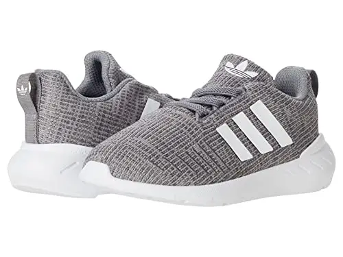 Adidas Originals - Zapatillas deportivas unisex para niño Run 22, gris/blanco/gris, 4.5 Big Kid