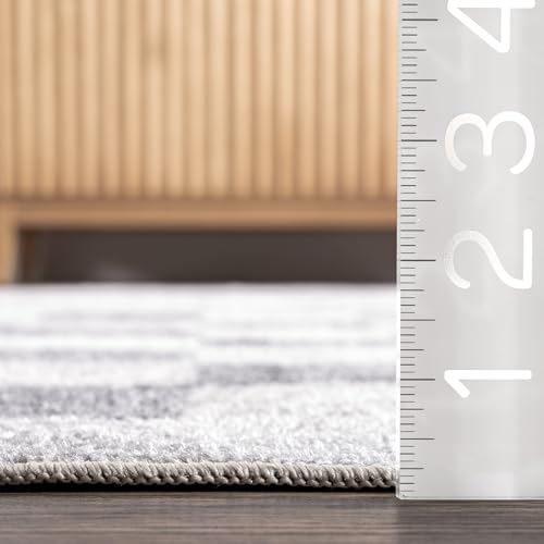 nuLOOM Naya - Alfombra decorativa lavable a máquina, 3 x 5, azul