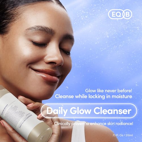 EQQUALBERRY pH Balanced Daily Glow Gel Cleanser 7.1 fl oz. 7.1 fl oz Acabado hidratante, Limpieza suave en gel, cuidado de la piel coreano EWG Green