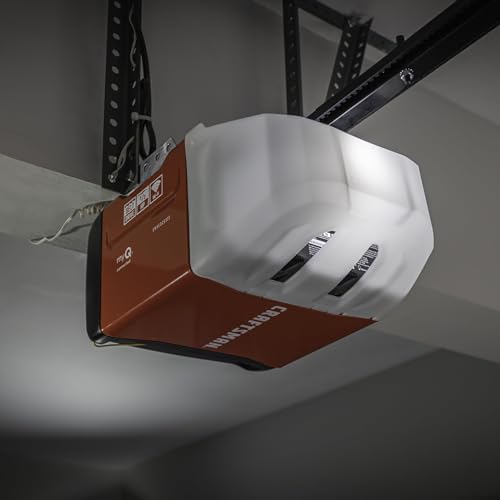 CRAFTSMAN Compatibilidad de Wi-fi de apertura de puerta de garaje con accionamiento por correa inteligente de 1/2-HP