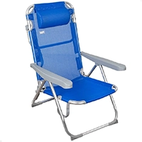 Silla plegable de aluminio