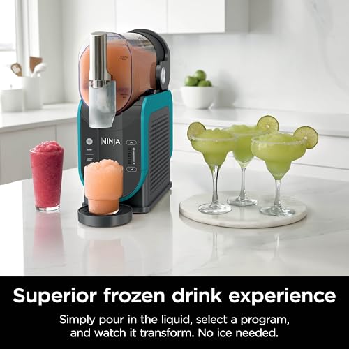 Ninja SLUSHi - Máquina profesional de bebidas congeladas con tecnología RapidChill, máquina de bebidas congeladas y granizados de 88 onzas, 2 programas preestablecidos, margaritas congeladas y más,