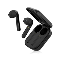 Audífonos Blu Aria Pod inalámbricos negros BPI0001509