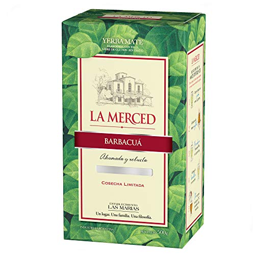 LA MERCED Barbacua Cosecha Limitada Yerba Mate 17.64 oz. - Sin gluten.