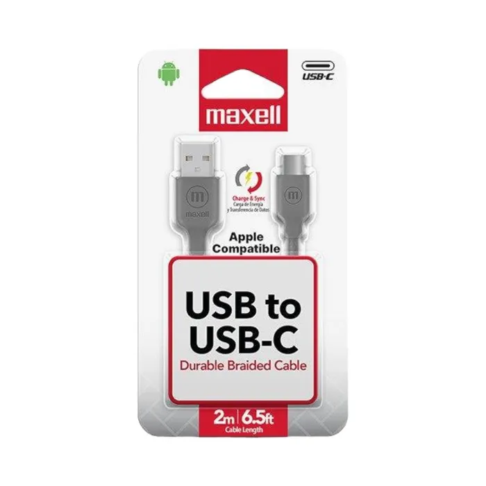 Cable Trenzado de 2 Metros USB a USB-C