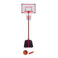 Canasta de basketball infantil con base ajustable